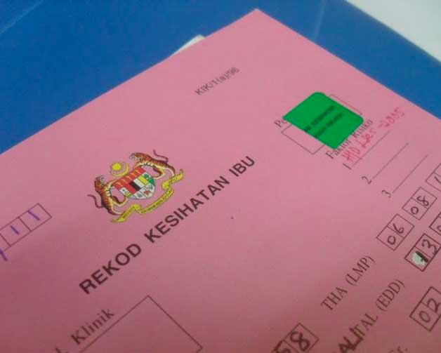 Jadual Pemeriksaan Ibu Mengandung dan Panduan Penjagaan Pranatal Komprehensif 2 buku pink cheras