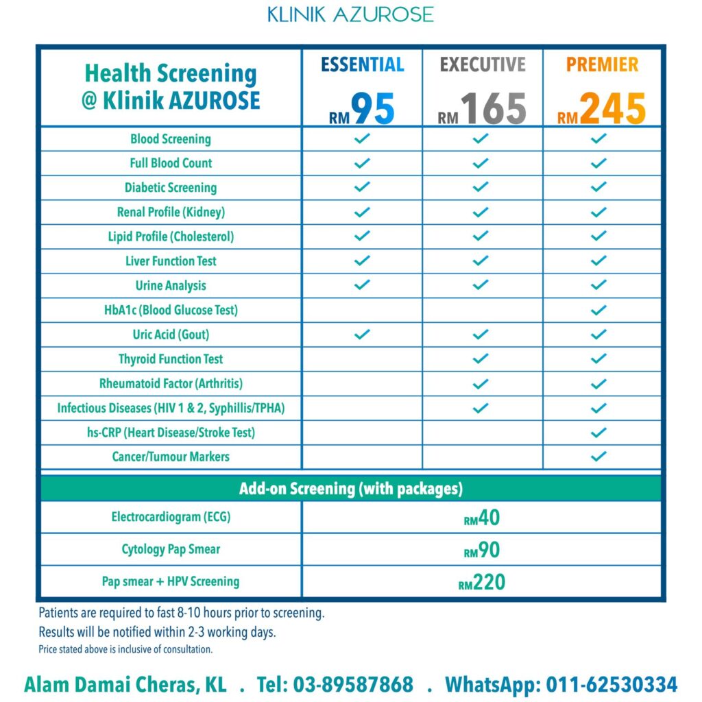 Health Screening 1 health screening cheras, kl